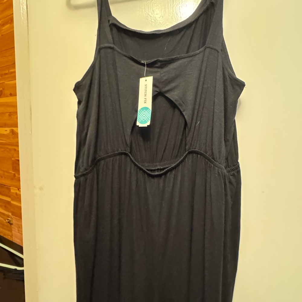 Black Sleeveless jumpsuit